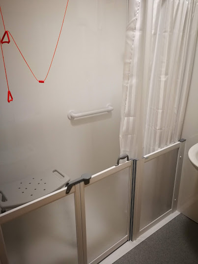 a picture of an adapted bathroom